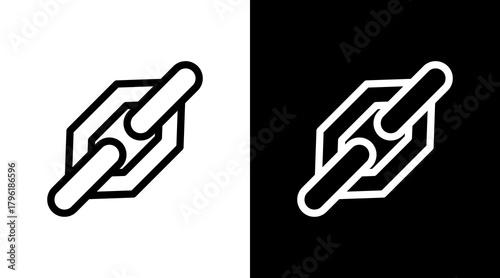 Link With Icon Set Design