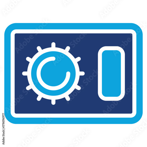 safe box  mixed color icon