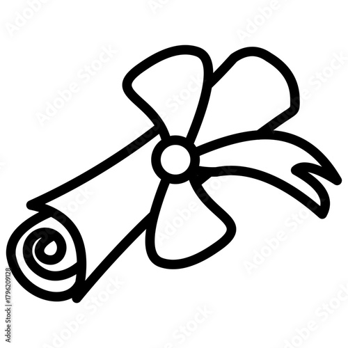 Graduation Scrall Icon