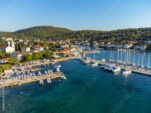 Zlarin island in Šibenik archipelago in Dalmatia, Croatia
