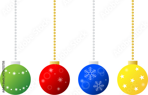 カラフルなオーナメント