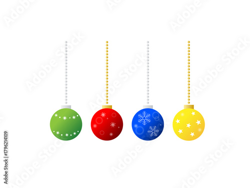 カラフルなオーナメント