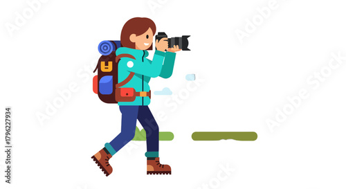 Adventurous Photographer Capturing Moments In Nature, With A Bold And Dynamic Aesthetic