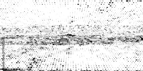 Design Dotted modern halftone gradient texture. Vanishing polka dot background. Repeating dots gradation simple abstract design