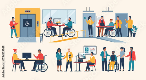 Celebrating progress and promoting inclusivity for International Day of Persons with Disabilities, showcasing accessible workplaces and equal opportunities for all individuals