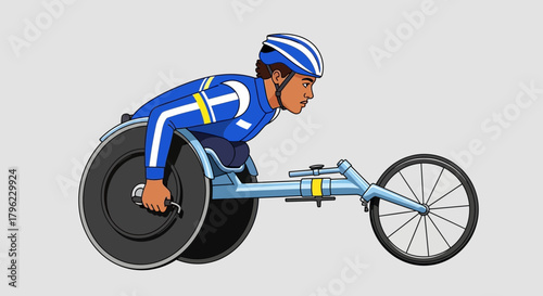 Celebrating International Day of Persons with Disabilities Athlete in Wheelchair