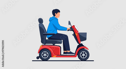 Vibrant illustration celebrating independent living and mobility, perfectly encapsulating the spirit of the International Day of Persons with Disabilities for global awareness