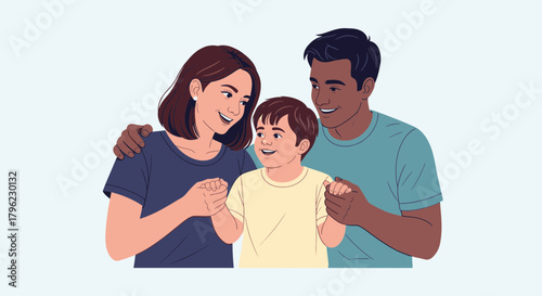 Celebrating inclusion and the strength of family bonds on International Day of Persons with Disabilities, fostering love and support within a diverse community