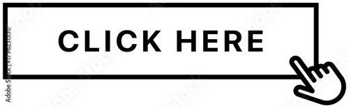 ClickHere、詳細はコチラ、詳しくはコチラなどシンプルなボタンフレームのアイコンイラスト3