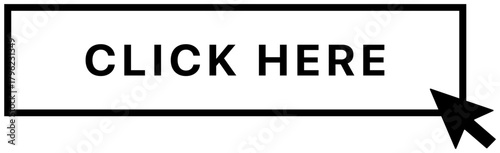 ClickHere、詳細はコチラ、詳しくはコチラなどシンプルなボタンフレームのアイコンイラスト1