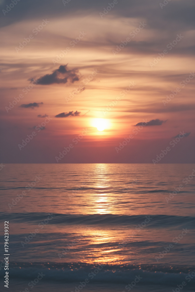 Obraz premium sunset over the sea
