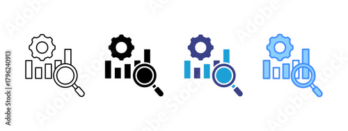 Demand  icon set multiple style collection