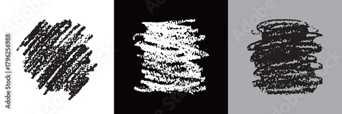 落書き風の鉛筆塗りつぶし素材パック