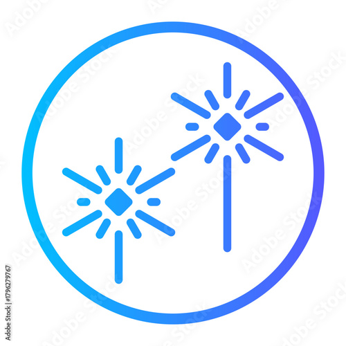 sparkler gradient icon