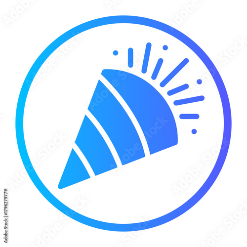 party popper gradient icon