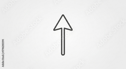 Up arrow vector icon sign symbol arrow icon for website design, app development, ui vector illustration of a simple arrow