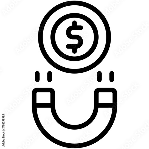 attract money icon 