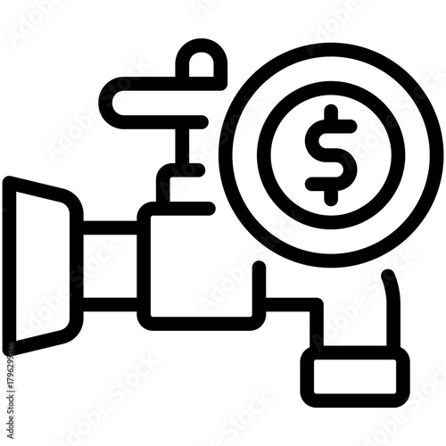 money faucet icon 