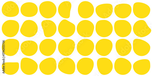 Blobs icon. Rock black icons. Different drops in modern style. Drops or stone silhouettes. Modern blob shape design elements isolated on white background. Vector illustration 