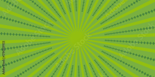 Sun rays, Old paper with stains - Vector