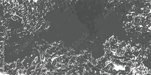Abstract organic gray and white textured background with fluid-like shapes and a central dark void creating a visually striking and intriguing abstract composition for design projects