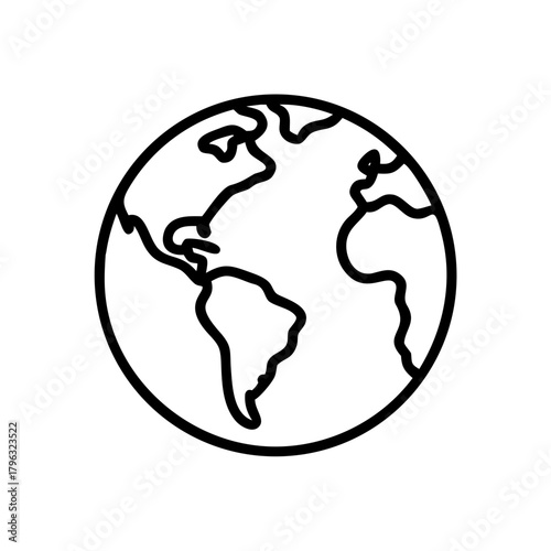 earth globe icon