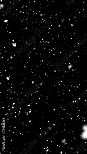 Christmas Snowfall Background Loop