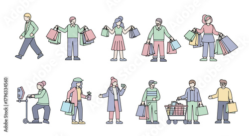 Diverse Group of People Socializing and Communicating in a Modern Setting