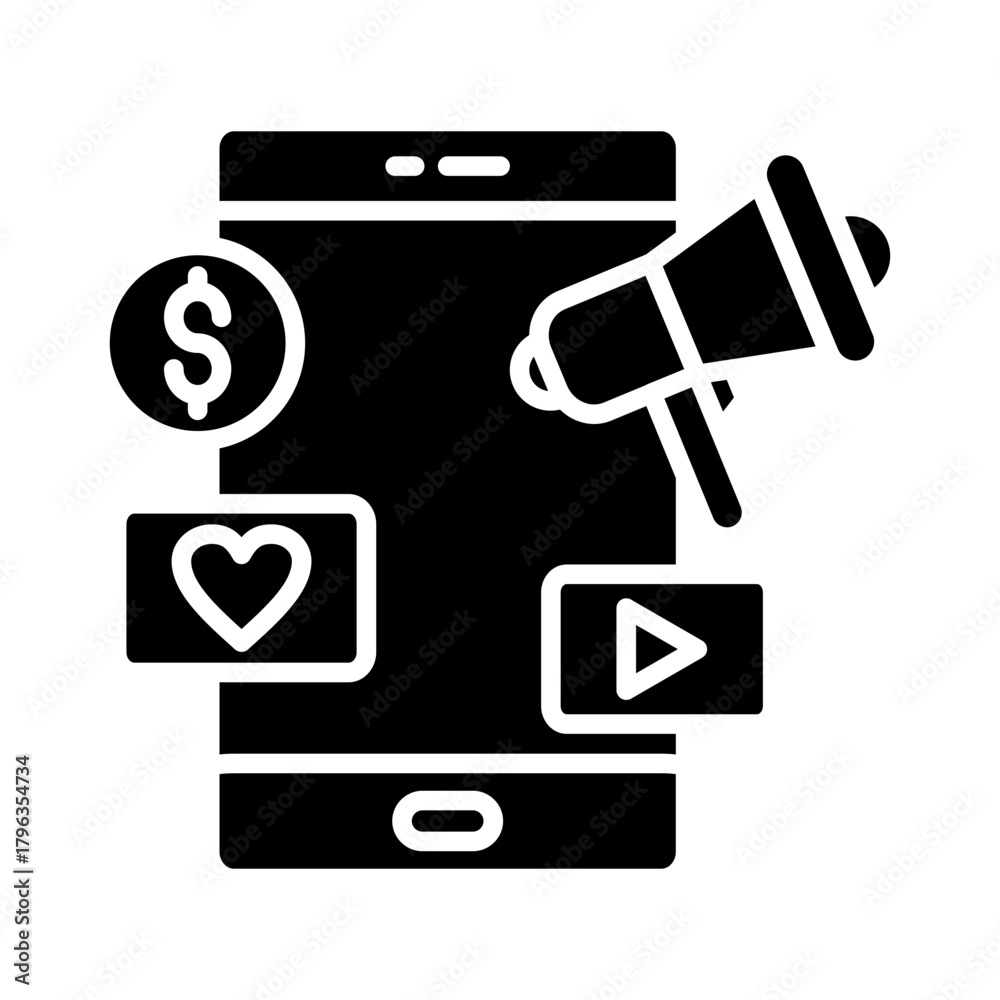 Fototapeta premium marketing icon