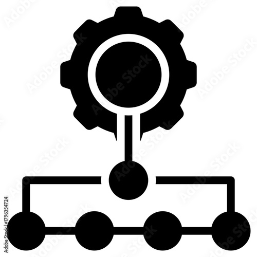 integration icon isolated on white background. vector illustration icon for business and marketing strategy