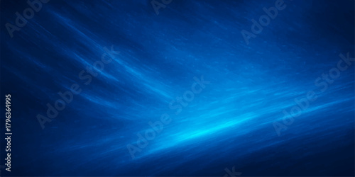 A bright blue sky and cloudscape offers an abstract background of light and color from nature and space