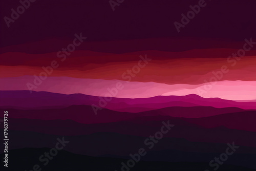 Dynamic Dark Red and Maroon Abstract Waves Wallpaper