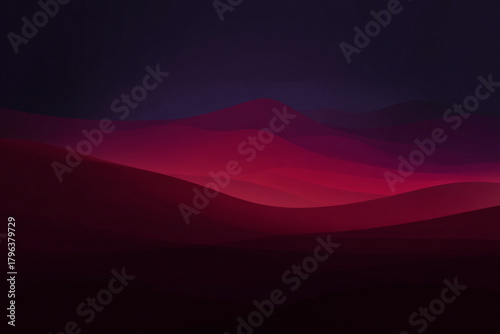 Dynamic Dark Red and Maroon Abstract Waves Wallpaper