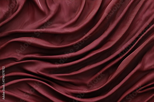 Dynamic Dark Red and Maroon Abstract Waves Wallpaper