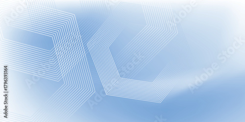 Modern medical or health care scientific abstract background with hexagons. Geometric stripe line vector background banner eps10