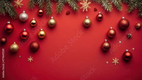 Merry Christmas and happy New Year background