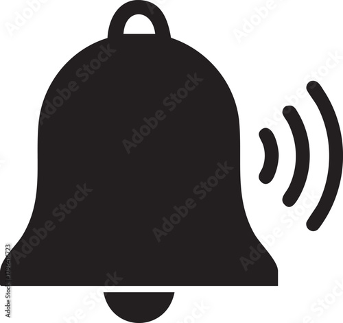 illustration of a bell icon for youtube