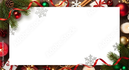 A single PowerPoint slide for Christmas celebrations with attractive light grey colours