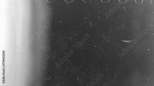 Old Retro Film Effect transition. Film Grime Overlay