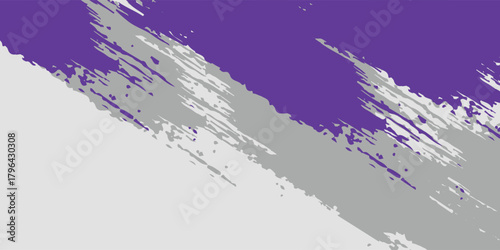 Abstract art using the main colors of purple, gray and white, with lines and small dots that create a sense of movement vector eps10