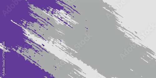 Abstract art using the main colors of purple, gray and white, with lines and small dots that create a sense of movement vector eps10