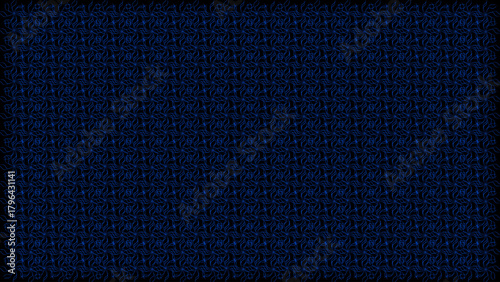 Wallpaper Mural Seamless Abstract Geometric Deep Blue Line Pattern on Black Background Torontodigital.ca