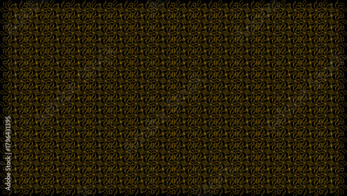 Wallpaper Mural Seamless Abstract Geometric Gold Line Pattern on Black Background Torontodigital.ca