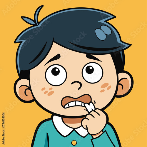 boy with toothache