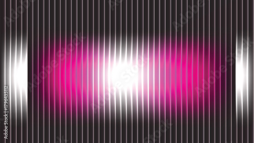 Geometric abstract design using emerald vertical stripes, navy orbit frame, glowing inner gradient field, futuristic symmetry, and deep visual layering.