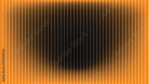 Geometric fusion of green vertical stripes, navy circular ring, glowing central gradient core, futuristic visual symmetry, and layered abstract depth.