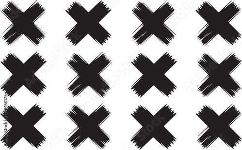 Abstract geometric composition featuring a vibrant interplay of primary and secondary colors with bold typography elements