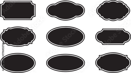 Versatile abstract geometric shapes with a vibrant color palette and clean lines perfect for modern design projects