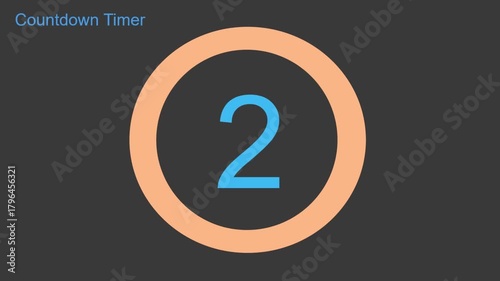 Red number icon illustrating a vector set of numbers for web and communication design