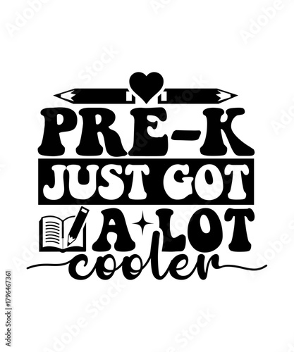 PRE-K just got a lot cooler svg